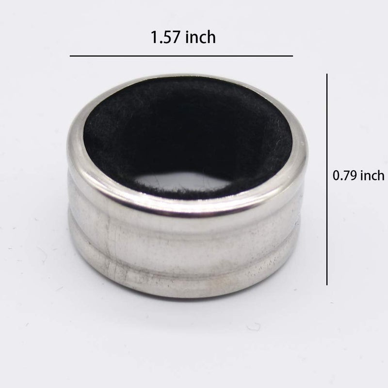 DonLeeving Luckycivia 20 Pack Stainless Steel Wine Bottle Drip Collar Rings - Image 2
